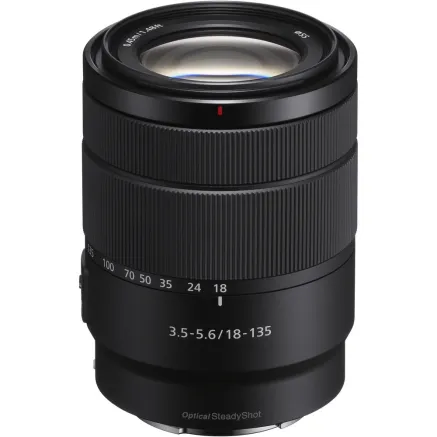 Sony E 18-135mm F3.5-5.6 OSS (Black) | (SEL18135/B)