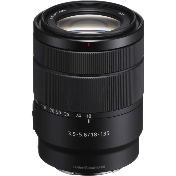 Lenses - Sony E 18-135mm F3.5-5.6 OSS (Black) | (SEL18135/B) - quick order from manufacturer