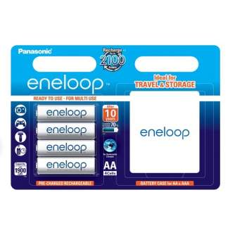 Discontinued - Rechargeable batteries Panasonic ENELOOP BK-3MCCE/4BE (4xAA) w/BOX