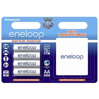 Discontinued - Rechargeable batteries Panasonic ENELOOP BK-3MCCE/4BE (4xAA) w/BOX