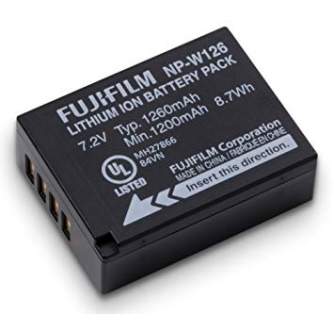 Kameru akumulatori - Fujifilm NP-W126S Lithium-Ion Rechargeable Battery - perc šodien veikalā un ar piegādi