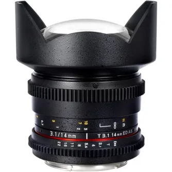 CINEMA objektīvi - Samyang OBJEKTIVS 14MM T3,1 II VDSLR CANON - ātri pasūtīt no ražotāja