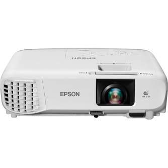 Projektori un ekrāni - Epson Mobile Series EB-W39 WXGA (1280x800), 3500 ANSI lumens, 15.000:1, White - ātri pasūtīt no ražotāja