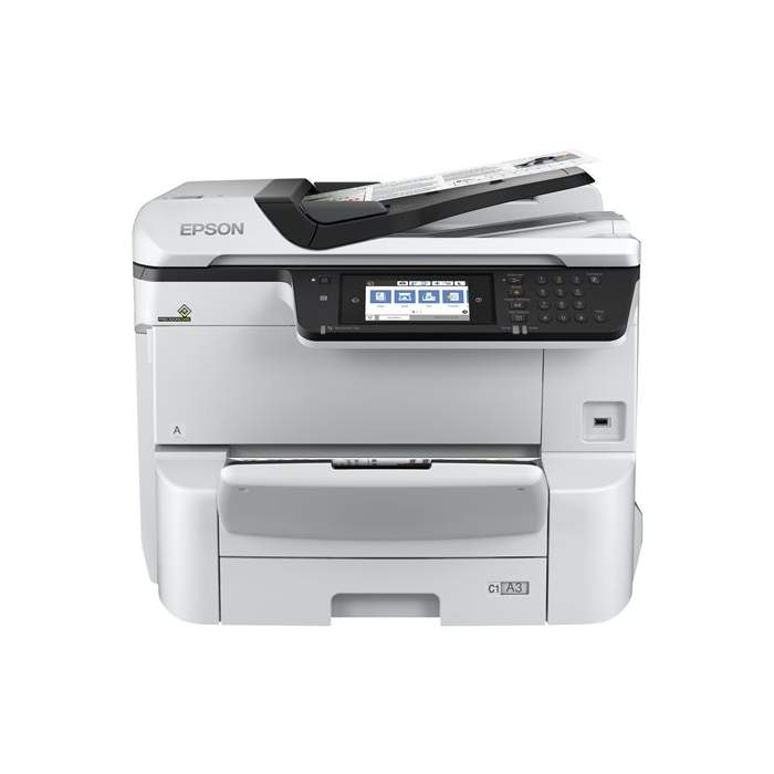 Printeri un piederumi - Epson Multifunctional printer WF-C8690DWF Colour, Inkjet, All-in-One, A4, Wi-Fi, Grey/Black - ātri pasūtīt no ražotāja