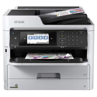 Printeri un piederumi - Epson Multifunctional printer WF-C5710DWF Colour, Inkjet, All-in-One, A4, Wi-Fi, Grey/Black - ātri pasūtīt no ražotāja