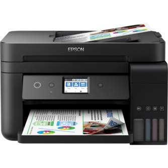 Printers and accessories - Epson Multifunctional printer L6190 Colour, Inkjet, Cartridge-free printing, A4, Wi-Fi, Black - quick order from manufacturer