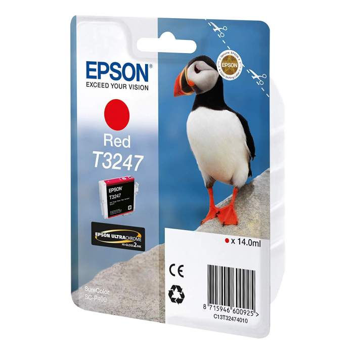 Printers and accessories - Epson T3247 Ink Cartridge, Red - quick order from manufacturer