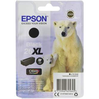 Printers and accessories - Epson 26XL Ink Cartridge, Black - quick order from manufacturer