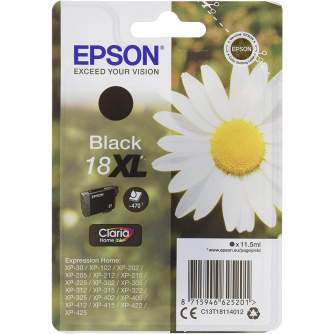 Printeri un piederumi - Epson 18XL Ink cartridge, Black - ātri pasūtīt no ražotāja