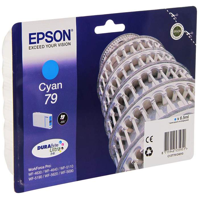 Принтеры и принадлежности - Epson T7912 Ink Cartridge, Cyan - быстрый заказ от производителя
