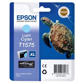 Printeri un piederumi - Epson T1575 Light Cyan Light cyan - ātri pasūtīt no ražotāja