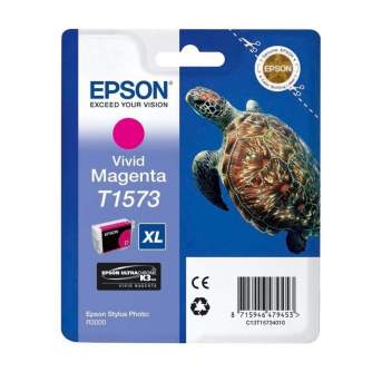 Printeri un piederumi - Epson T1573 Ink Cartridge, Magenta - ātri pasūtīt no ražotāja