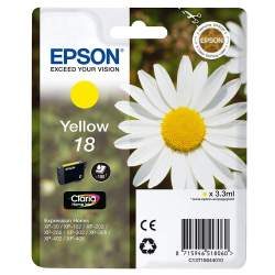 Принтеры и принадлежности - Epson 18 Ink Cartridge, Yellow - быстрый заказ от производителя