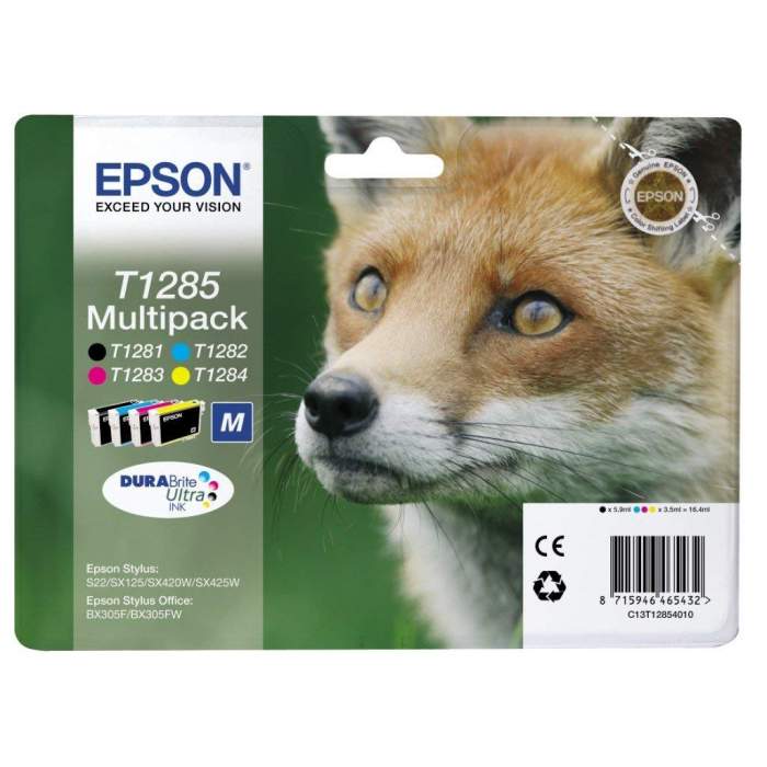 Printeri un piederumi - Epson Multipack 4-colours T1295 DURABrite Ultra Ink Cartridge, Black, Cyan, Magenta, Yellow - ātri pasūtīt no ražotāja
