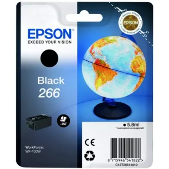 Printera kārtridži - Epson 266 BK Ink Cartridge Ink, Black - ātri pasūtīt no ražotāja