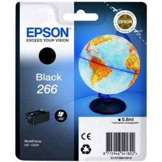 Printeri un piederumi - Epson 266 BK Ink Cartridge Ink, Black - ātri pasūtīt no ražotāja