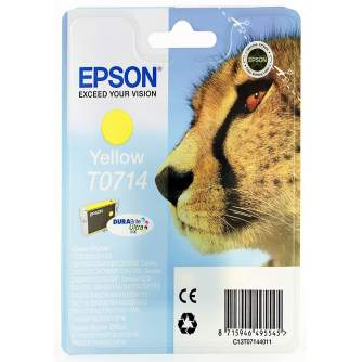 Printeri un piederumi - Epson T0714 Ink Cartridge Yellow Epson - ātri pasūtīt no ražotāja