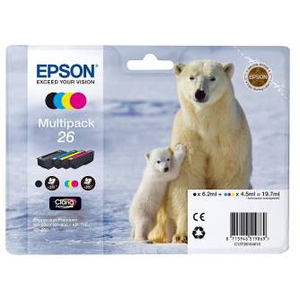 Принтеры и принадлежности - Epson Multipack 4-colours 26XL Claria Premium Ink Epson - быстрый заказ от производителя