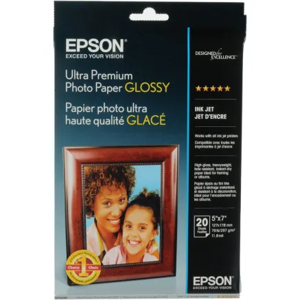 Epson Premium Glossy Photo Paper, DIN A3, 255g/m2, 20 Sheets