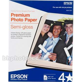 Fotopapīrs printeriem - Epson Semigloss Photo Paper DIN A3+, 250g/m2, 20 sheets Epson - ātri pasūtīt no ražotāja