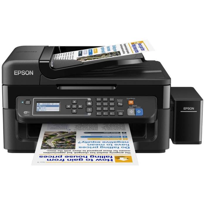 Принтеры и принадлежности - Epson L 565 Colour, Inkjet, Multifunction Printer, A4, Wi-Fi, Black - быстрый заказ от производителя