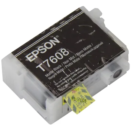 Epson T7608 Ink Cartridge, Matte Black