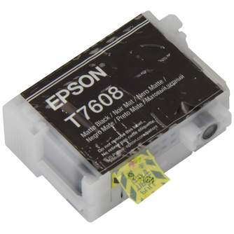 Принтеры и принадлежности - Epson T7608 Ink Cartridge, Matte Black - быстрый заказ от производителя