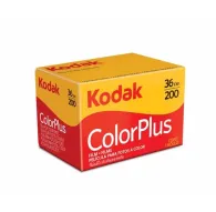Kodak ColorPlus 200 film roll 36 exposures, ISO 200 negative color photography film in original packagingKodak ColorPlus 200 film roll 36 exposures, ISO 200 negative color photography film in original packaging