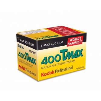 Фото плёнки - KODAK T-MAX 400ISO 35mm 36 kadri melnbalta foto filmiņa - купить сегодня в магазине и с доставкой