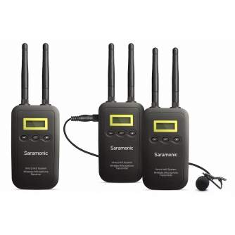 Wireless Lavalier Microphones - SARAMONIC VMICLINK5 (TX+TX+RX) WIRELESS SYSTEM - quick order from manufacturer