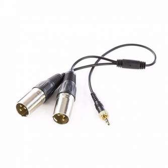 Аудио кабели, адаптеры - Saramonic SR-UM10-CC1 audio splitter - mini Jack 3.5 mm TRS / 2 x male XLR - быстрый заказ от производи