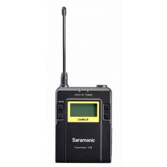 Bezvadu mikrofonu sistēmas - SARAMONIC UWMIC9 (TX9+TX9+RX-XLR9) - ātri pasūtīt no ražotāja