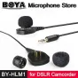 Piespraužamie mikrofoni (Lavalier) - Boya Pin Microphone BY-HLM1 for DSLR and Camcorders - ātri pasūtīt no ražotāja