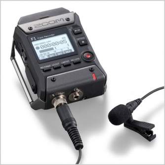 Диктофоны - Zoom F1 Field Recorder + Lavalier Mic (F1-LP) - быстрый заказ от производителя