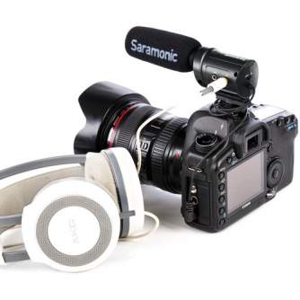 Микрофоны - Saramonic Mini Directional Condenser Microphone SR-M3 - быстрый заказ от производителя