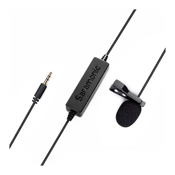 Lavalier Microphone Saramonic LavMicro with mini Jack 3.5 mm TRRS connector