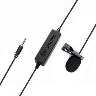 Микрофоны - Lavalier Microphone Saramonic LavMicro with mini Jack 3.5 mm TRS connector - купить сегодня в магазине и с доставкой