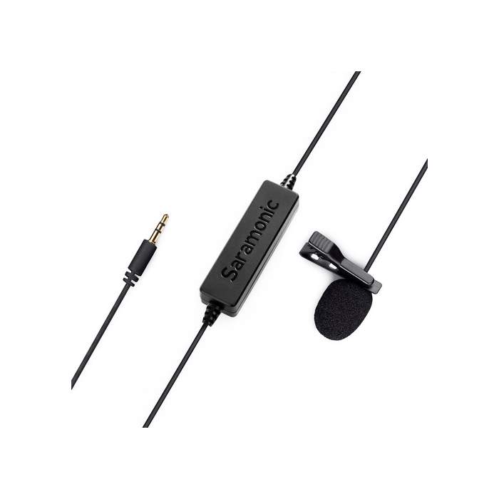 Microphones - Lavalier Microphone Saramonic LavMicro with mini Jack 3.5 mm TRRS connector - buy today in store and with delivery