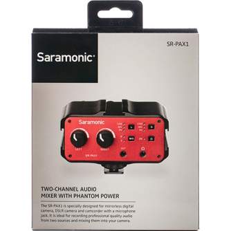 Audio Mixer - Saramonic audio adapter Universal Mixer SR-PAX1 2-CH - quick order from manufacturer