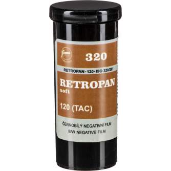 Photo films - Foma Retropan 320 soft roll film 120 - quick order from manufacturer