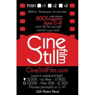 Фото плёнки - CineStill 800 Tungsten Xpro C-41 roll film 120 - купить сегодня в магазине и с доставкой