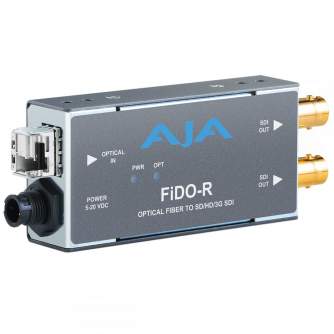 Signāla kodētāji, pārveidotāji - AJA FiDO-R-MM 1-Channel Multi-Mode LC Fiber to 3G-SDI Receiver - ātri pasūtīt no ražotāja
