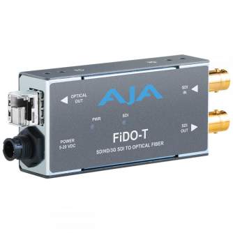 Signāla kodētāji, pārveidotāji - AJA FiDO-T-MM 1-Channel 3G-SDI to Multi-Mode LC Fiber Transmitter - ātri pasūtīt no ražotāja