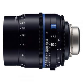 CINEMA Video Lences - Carl Zeiss CP.3 2.1/100 mm PL Mount *Single-Item - quick order from manufacturer