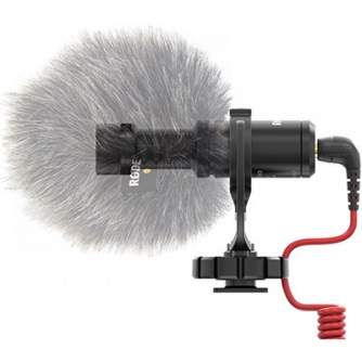 Videokameru mikrofoni - Rode VideoMicro Compact Cardioid Light-weight On-Camera Microphone with rycote - perc šodien veikalā un ar piegādi