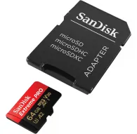 SanDisk Extreme PRO microSDXC UHS-I V30 A2 170MB/s 64GB (SDSQXCY-064G-GN6MA)