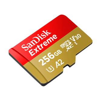 Карты памяти - SanDisk Extreme microSDXC UHS-I V30 A2 160MB/s 256GB (SDSQXA1-256G-GN6MA) - быстрый заказ от производителя