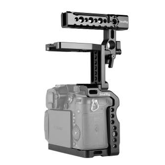 Ietvars kameram CAGE - SmallRig 2052 Cage w/ Helmet Kit for GH5/XLR1 - ātri pasūtīt no ražotāja