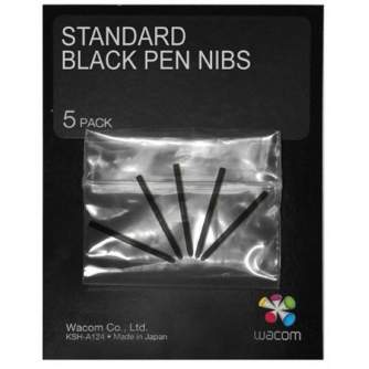 Планшеты и аксессуары - Wacom pen nibs Standard, black 5pcs - быстрый заказ от производителя