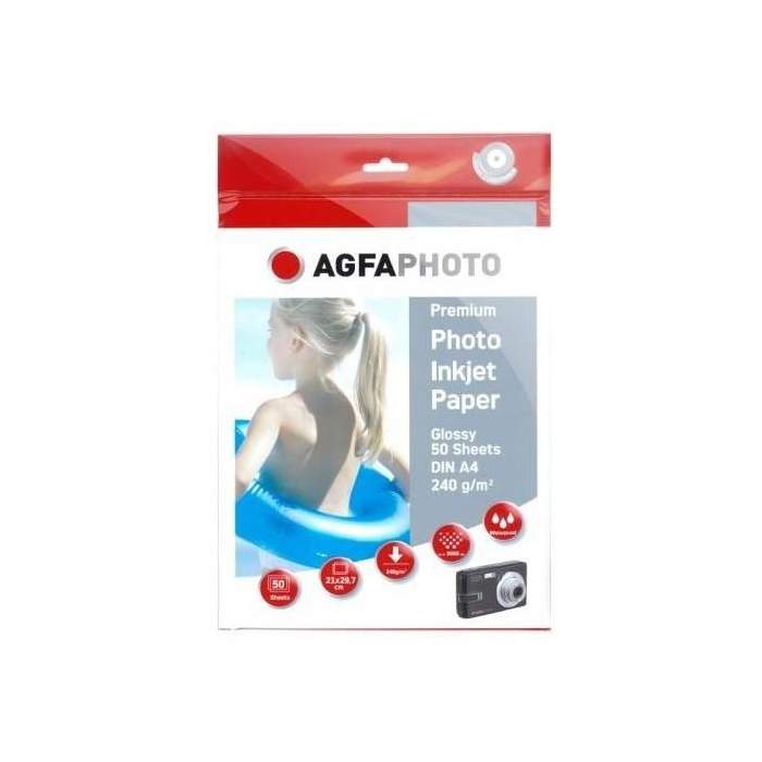 Photo paper for printing - Agfaphoto photo paper A4 Premium Glossy 240g 50 sheets - quick order from manufacturer